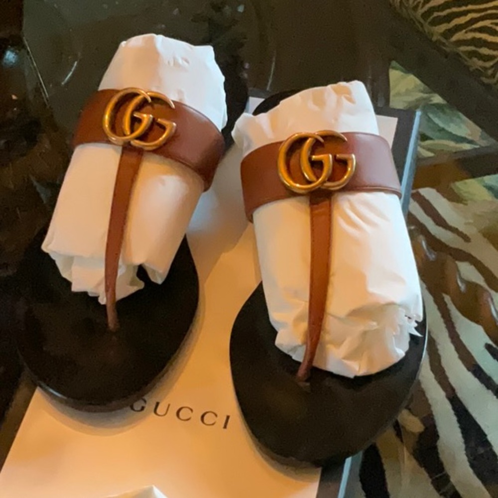 Gucci Women’s Shoes Lifford/BrownLeather/Double G Hardware